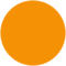 Orange Circle emoji on Twitter